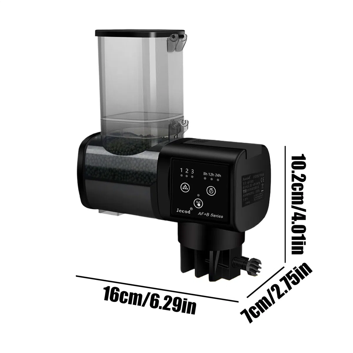 Alimentador para Peceras,Dispensador Automático para Tortugas 500ml | Dispensador De Comida con Gran Capacidad para Viajes, Fines De Semana Y Aficionados Principiantes