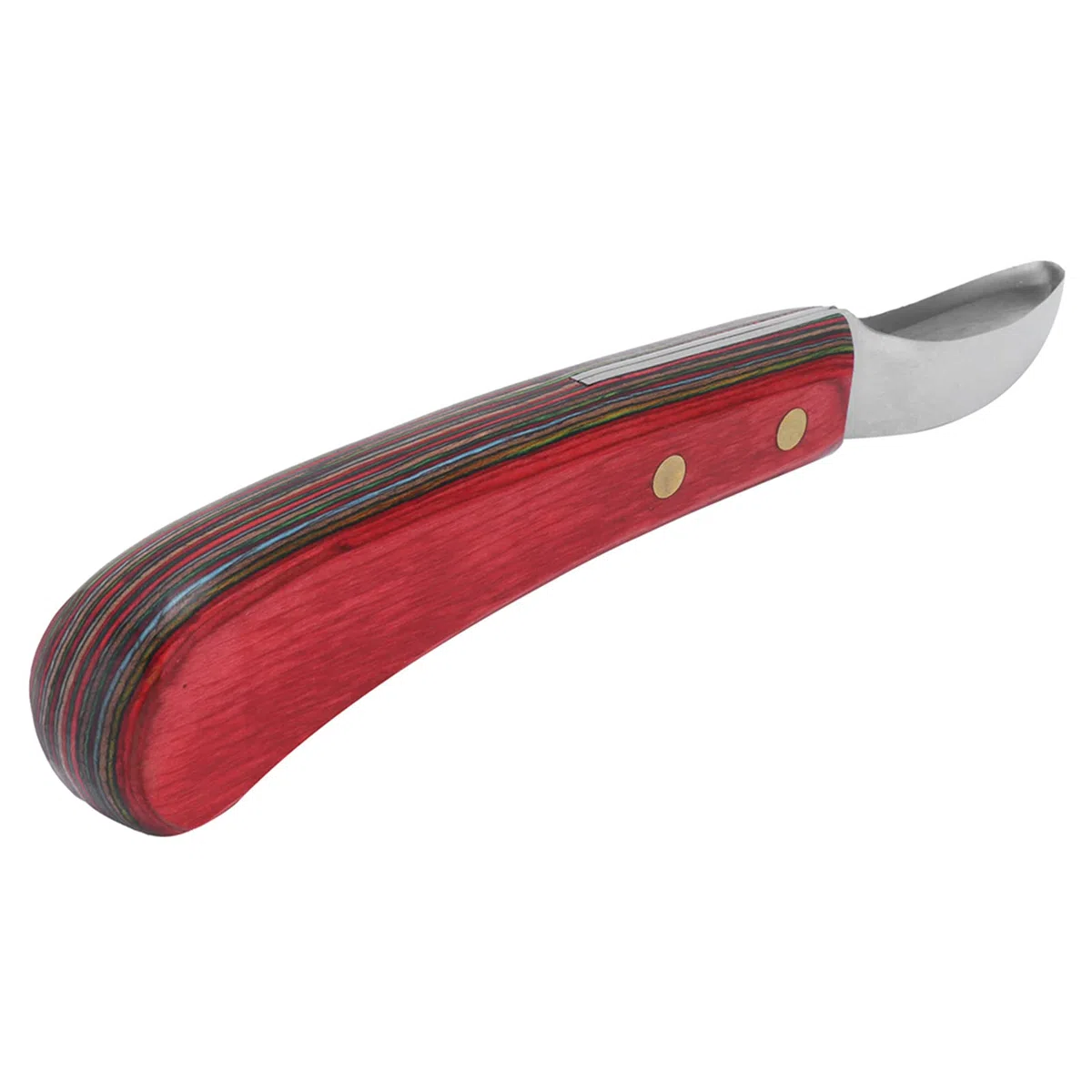 Cuchillo de Pezuñas Curvado para Herradores, Hoja de Acero Afiliada con Ergonómico de , Herramienta de Recorte Eficiente para Caballos, Ideal para Herrar Caballos Final Selling Points: