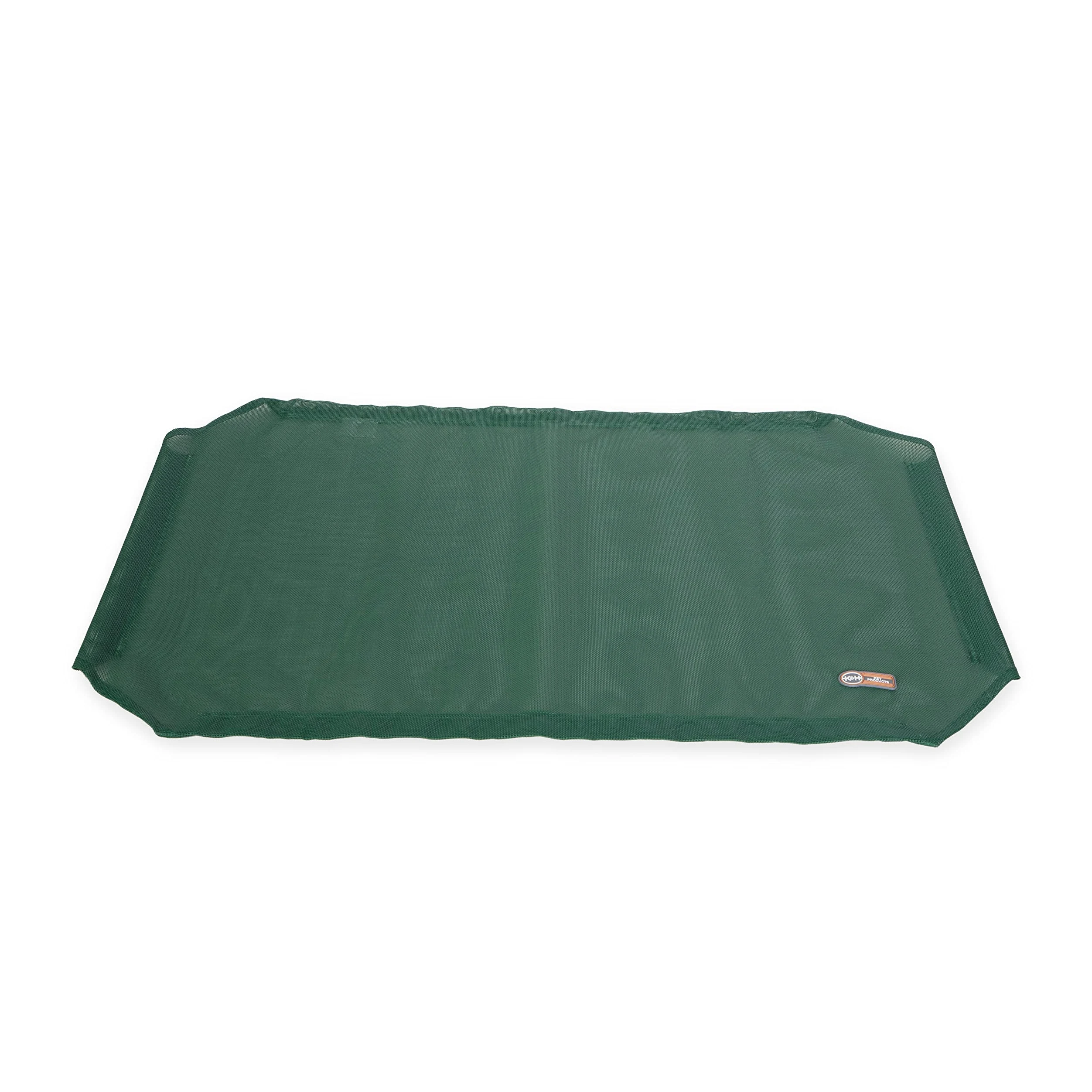 K&H Pet Products Original Pet Cot - Funda de Repuesto para Todas Las Estaciones (la Cuna se Vende por Separado), Color Verde, tamaño Mediano, 25 x 32 Pulgadas