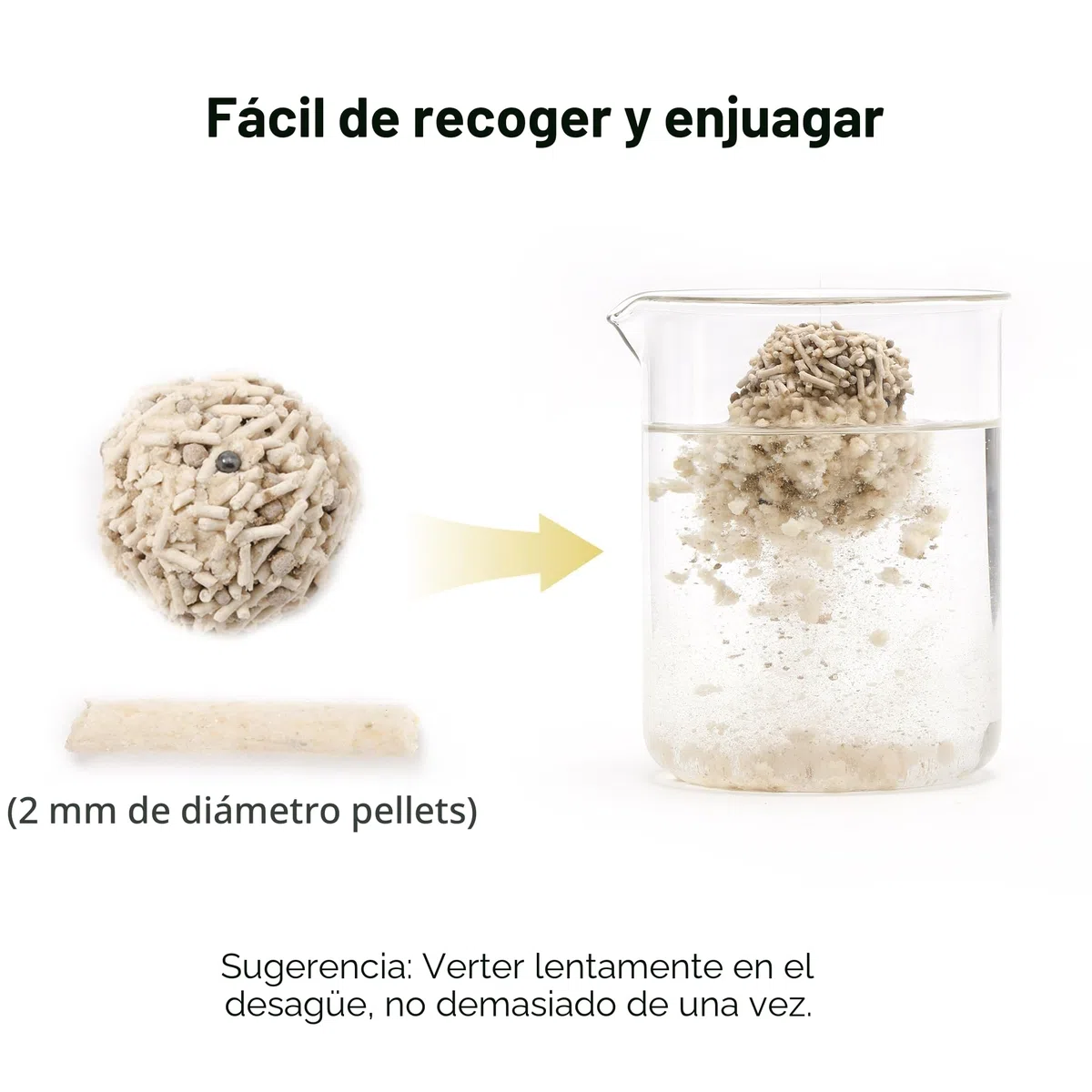 FUKUMARU Arena de Tofu para Gatos 10.8kg - Arena aglomerante para Gatos, Tofu y Bentonita, Libre de Polvo y fácil de aglomerar, Control de olores（Té Blanco）, se Puede desechar en el Inodoro