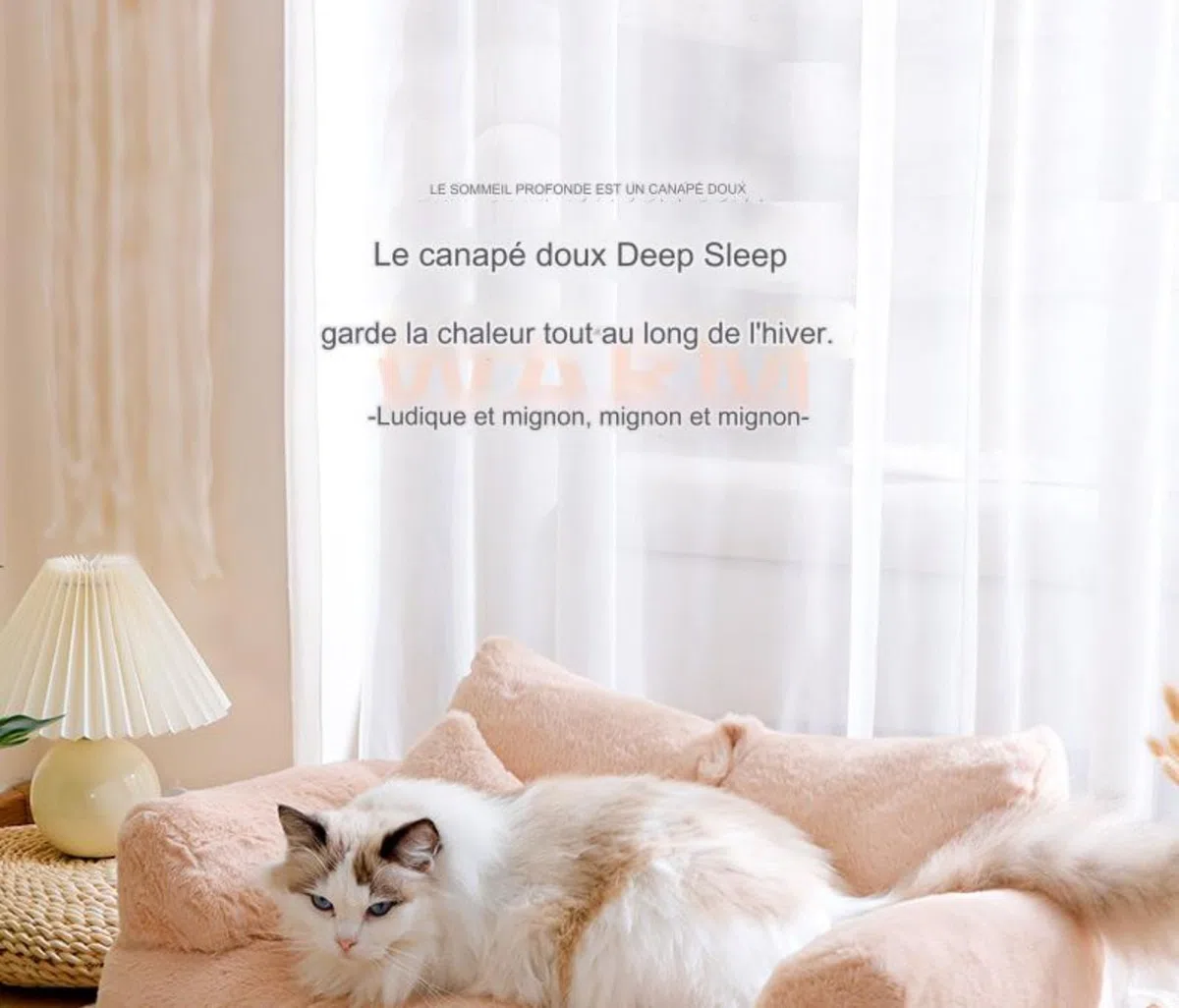 Sofá y Sillón para Perro, Sofá para Perro, Sofá para Gato, Sofá Cama Suave y Calmante Sofá Sofá para Mascotas con Extraíble y Lavable