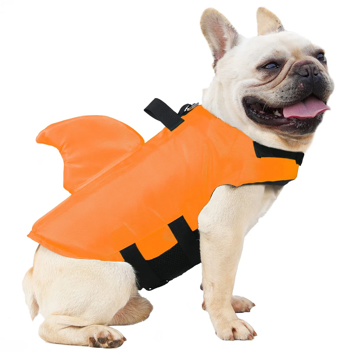 Chaleco Salvavidas para Perros Mascota Cachorro Flotador Piscina Perros Ropa Chaleco de Seguridad Perrito Natación (Naranja, Medium)