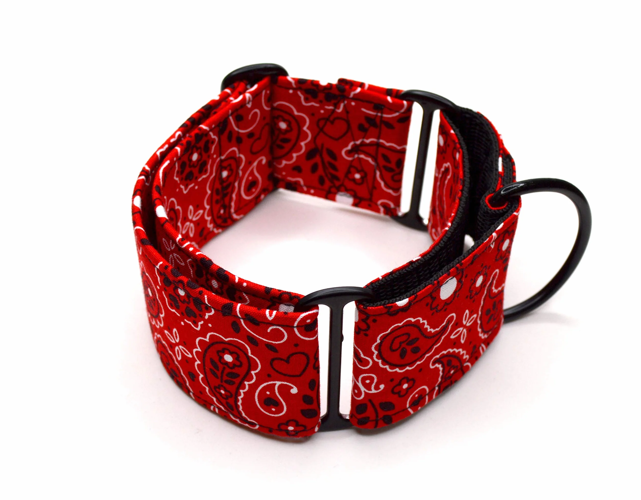 Collar Martingale: Red Bandana, Hecho a Mano en España por Wakakán