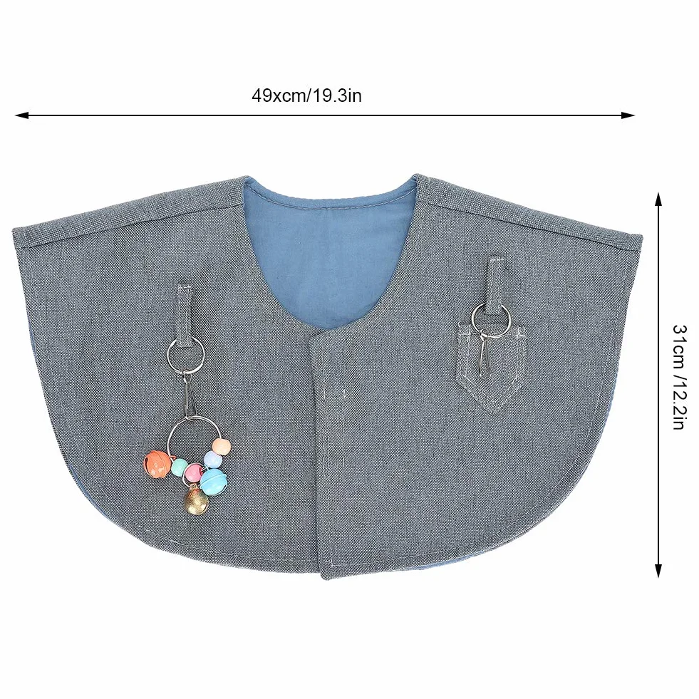 Pssopp Protector de Hombro para Loros Soporte Protector Tobillera antirrayas Hombrera para Mascotas Almohadilla para Loros Mantón para el Hombro