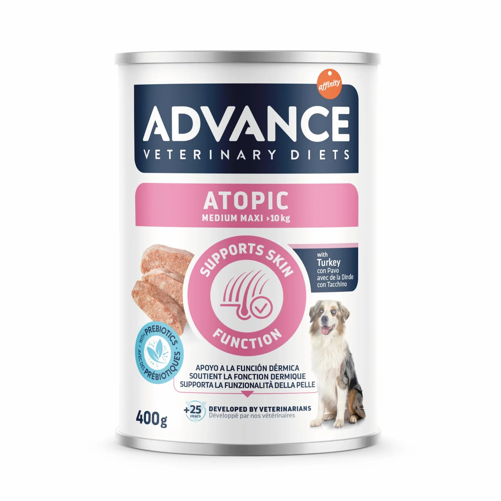 Advance Diets Comida Húmeda para Perros - Atopic - 6 latas x 400g