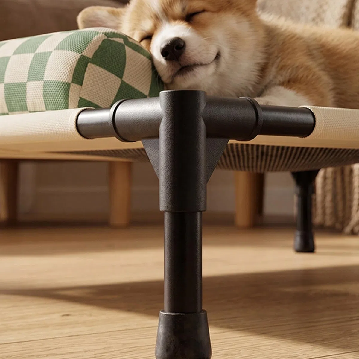 Cama Elevada para Perros - Suministros Refrescantes Y Transpirables Para Mascotas - Cama para Perros de Exterior Antideslizante | Para Cachorros, Gatos, Patio, Césped, Playa, Camping, Hogar,