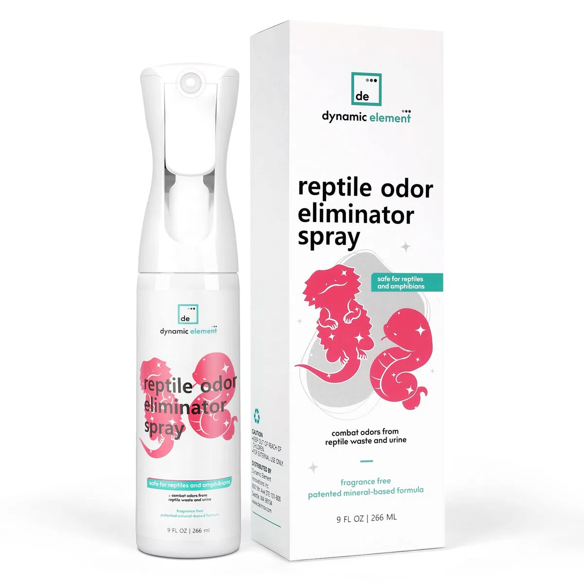 Spray Antiolores Terrario Reptiles, Sin Perfume, 266ml | Fórmula mineral, Seguro para reptiles y anfibios, Terrarios, Serpientes, tortugas, lagartos, geckos
