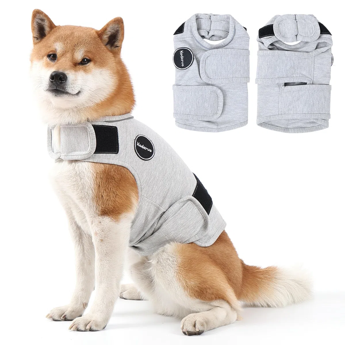Chaqueta para la ansiedad para perros, camisa calmante para perros, abrigo para perros para truenos, fuegos artificiales, visitas al veterinario y separación, mantén a la mascota tranquila sin