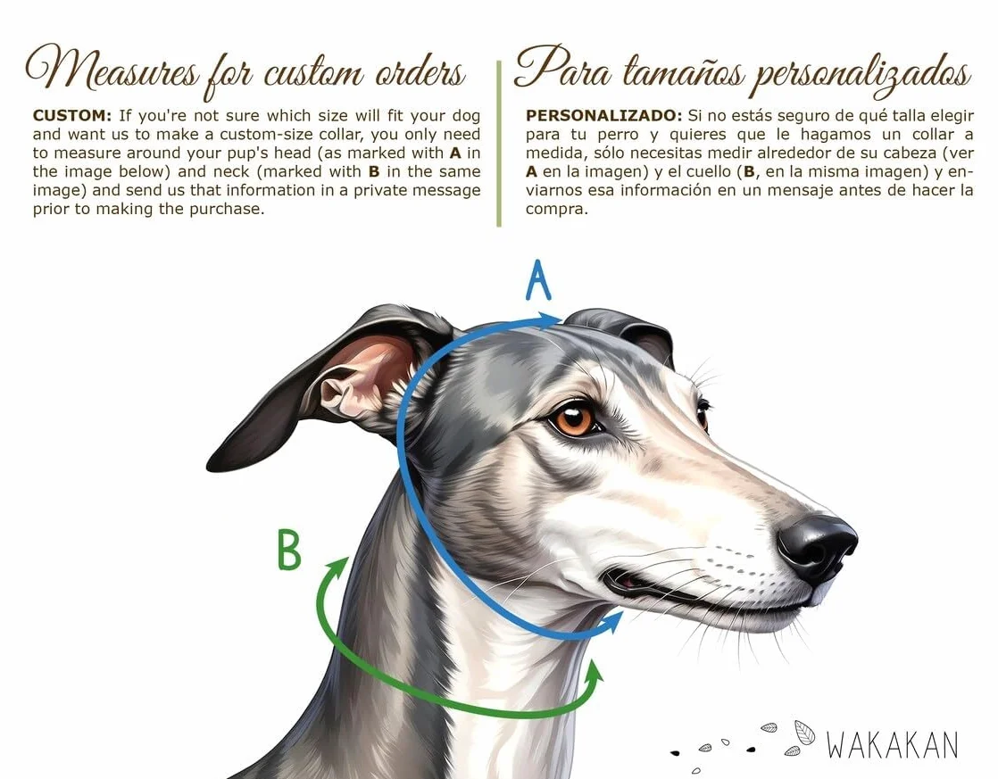 Collar Martingale Para Perro: Vintage Roses, Hecho a Mano en España por Wakakán