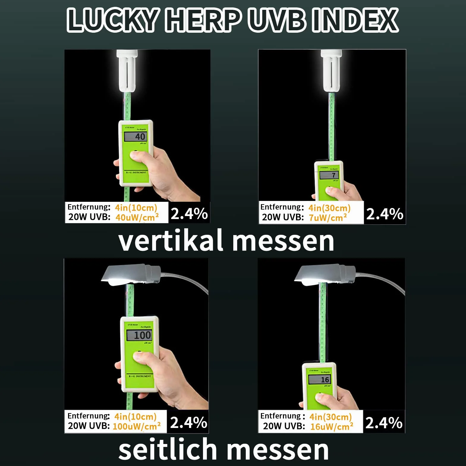 LUCKY HERP UVA UVB Bombilla para pájaros 2.4 UVB 20W Lámpara fluorescente compacta para todo tipo de pájaros cautivos