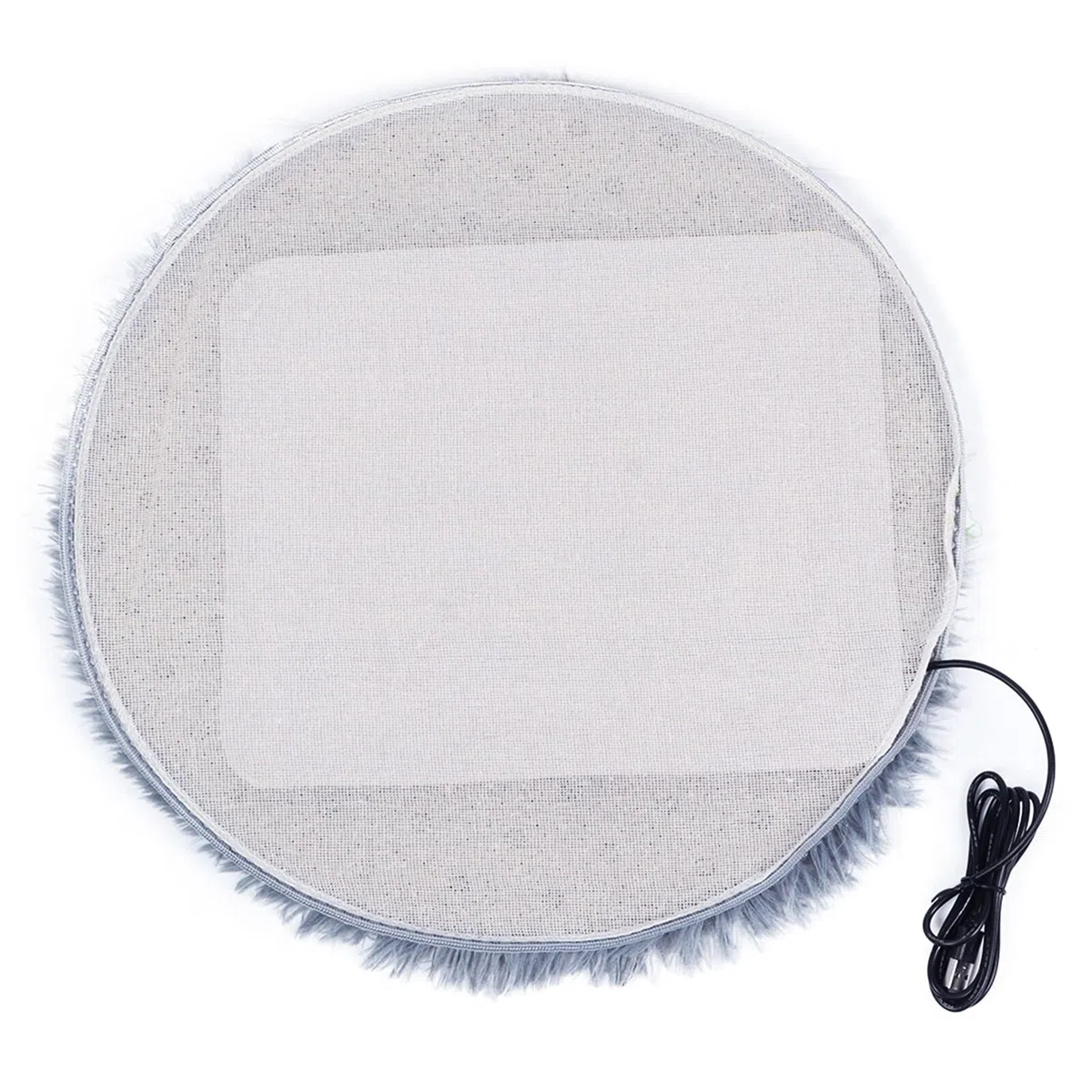Haokaini Manta Calefactora para Mascotas Calefacción Constante Almohadilla Calefactora Eléctrica Colchón Felpa Alfombra de Cama Calentada con Cable USB para Perros Pequeños Gatos Gatitos