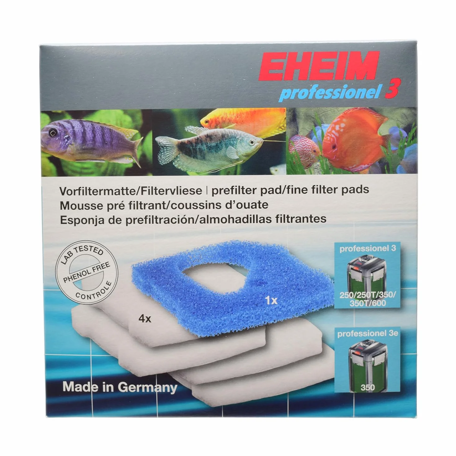 EHEIM Juego de Almohadillas de Filtro para Prof 3/250/350/600