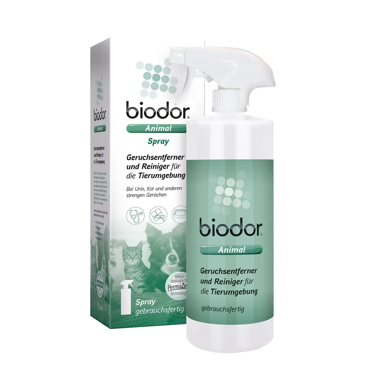 Biodor Pet Animal Hygiene Spray 750 ml Eliminador de olores para perros