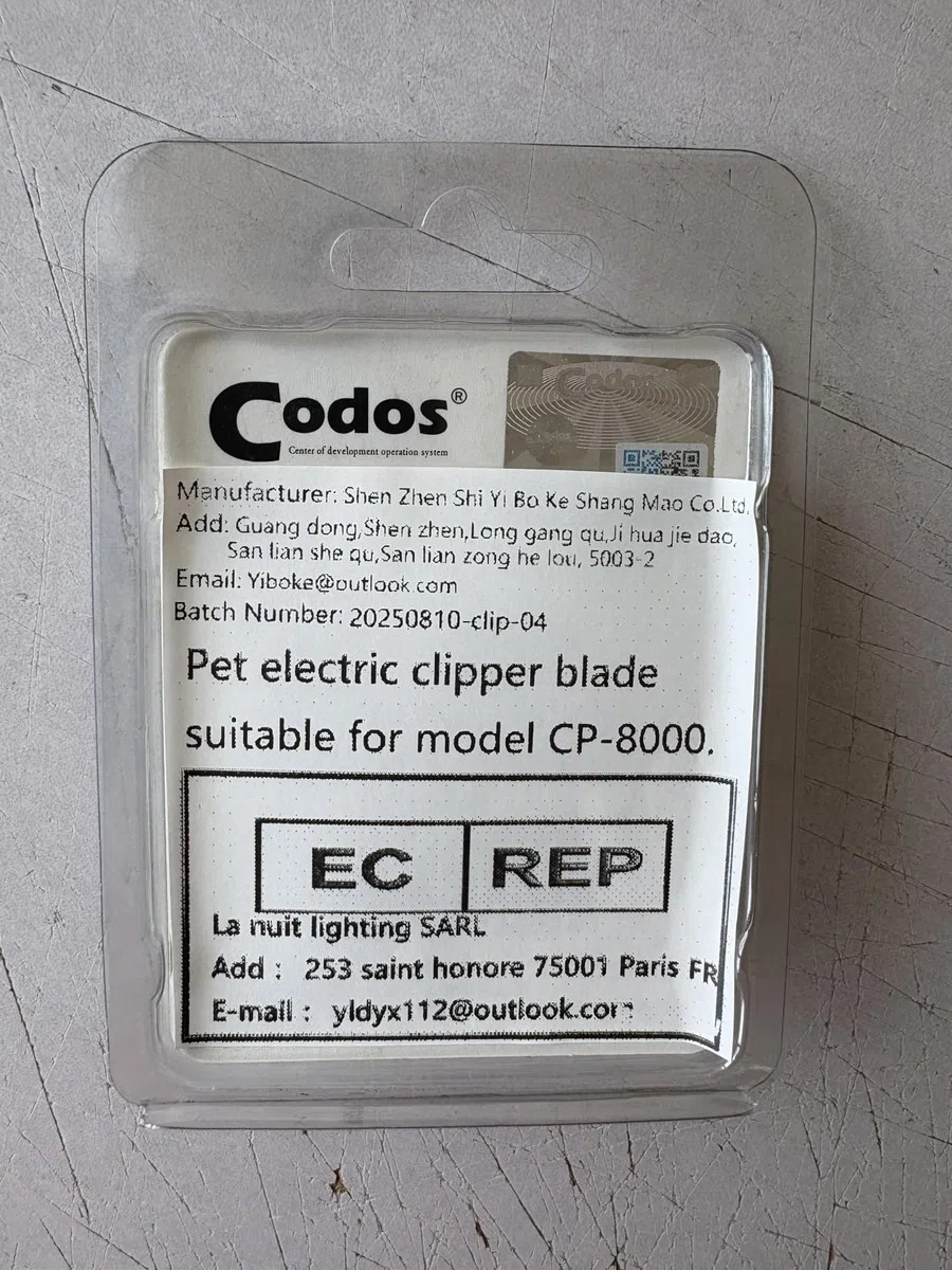 KK-ELECTRONICS 2 * – Cabezal de Afeitado para codos Pet Hair Trimmer: CP-8000, CP-7800. Máquina de afeitar Cabezales de repuesto de afeitar HHead