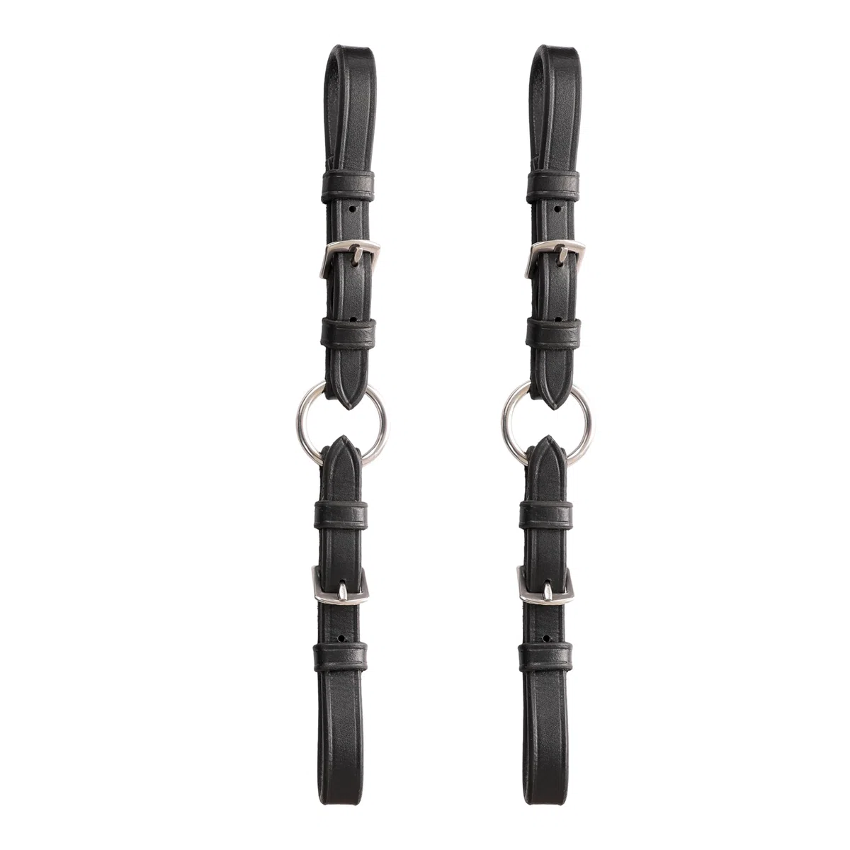 Convertidor de Bocado Exion Pelham Roundings para Cabezada de Caballo Inglés | Correa de Cuero Premium de Curtido Vegetal | Adaptador de Bocado de Una a Dos Riendas con Herrajes de Acero Inoxidable
