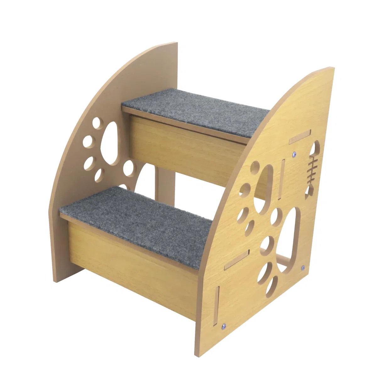 Escalones para perros para cama, escaleras de madera para mascotas para sofá y cama, rampa para perros para acceso al sofá, escalones para mascotas para gatos y perros mayores