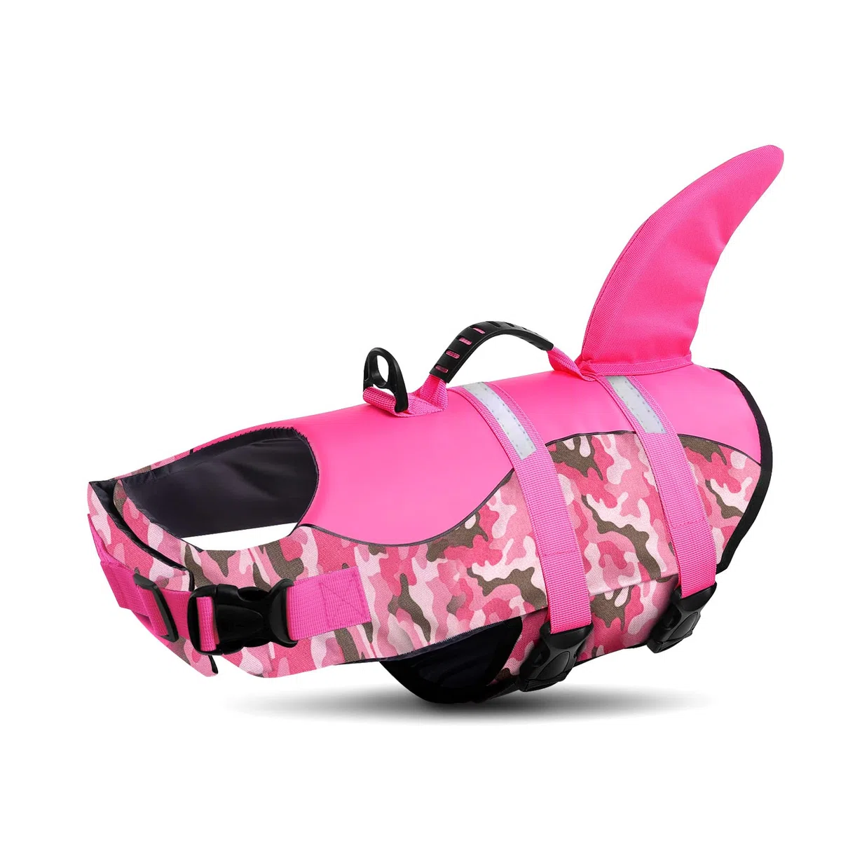 Queenmore Chaleco Salvavidas para Perro, Chaleco de Seguridad antidesgarro, Ajustable, con Alta flotabilidad y Mango de Rescate Duradero, para Perros pequeños, medianos y Grandes