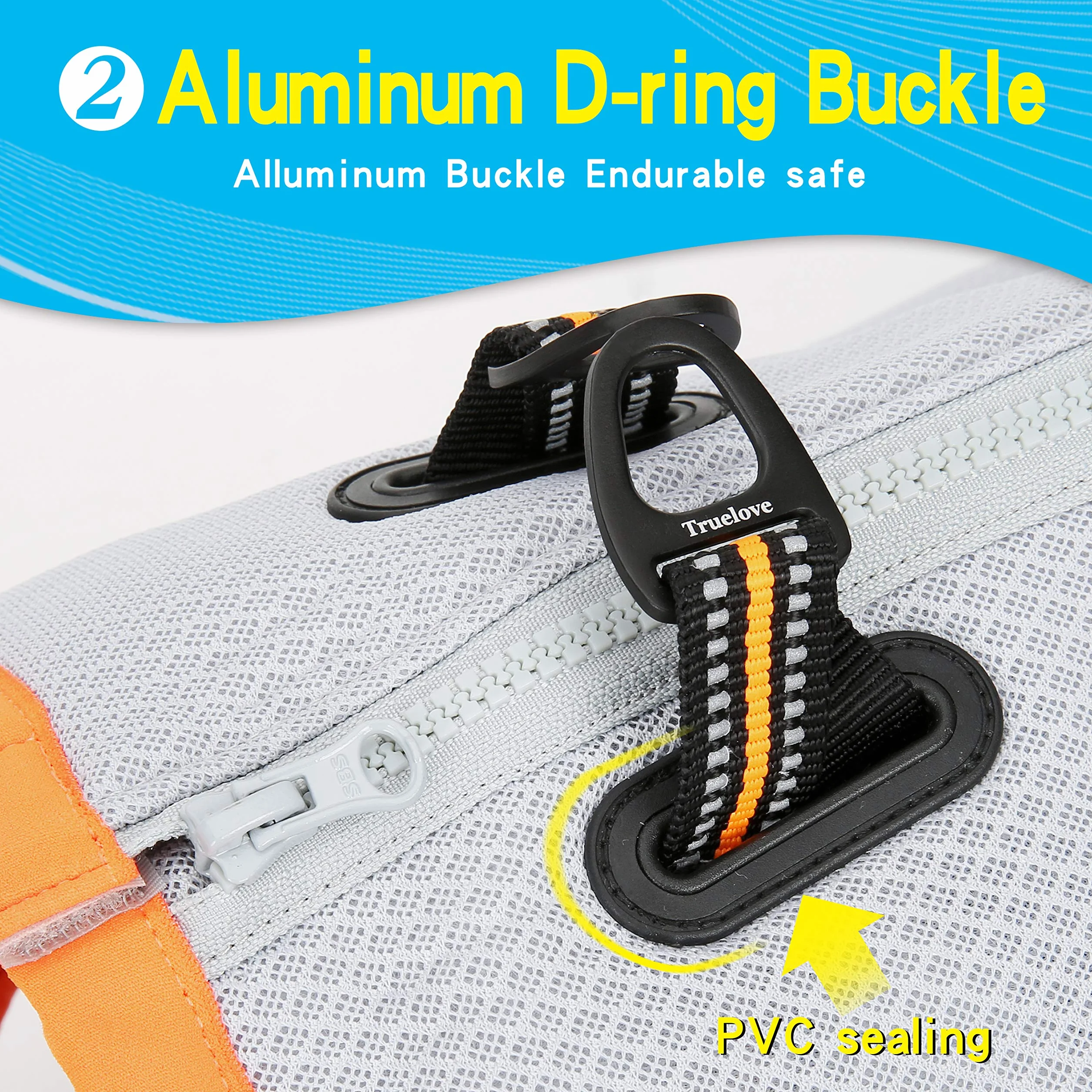 Truelove Chaleco con arnés de refrigeración para perros, con cremallera ajustable para entrenamiento de caza y camping