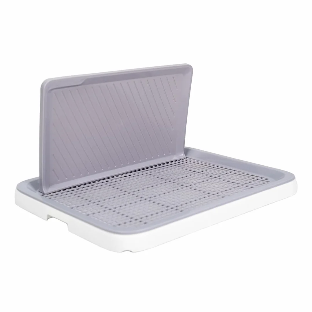 Inodoro para perros, apartamento, bandeja para perros, portátil, a prueba de salpicaduras, inodoro para perros pequeños (XL)