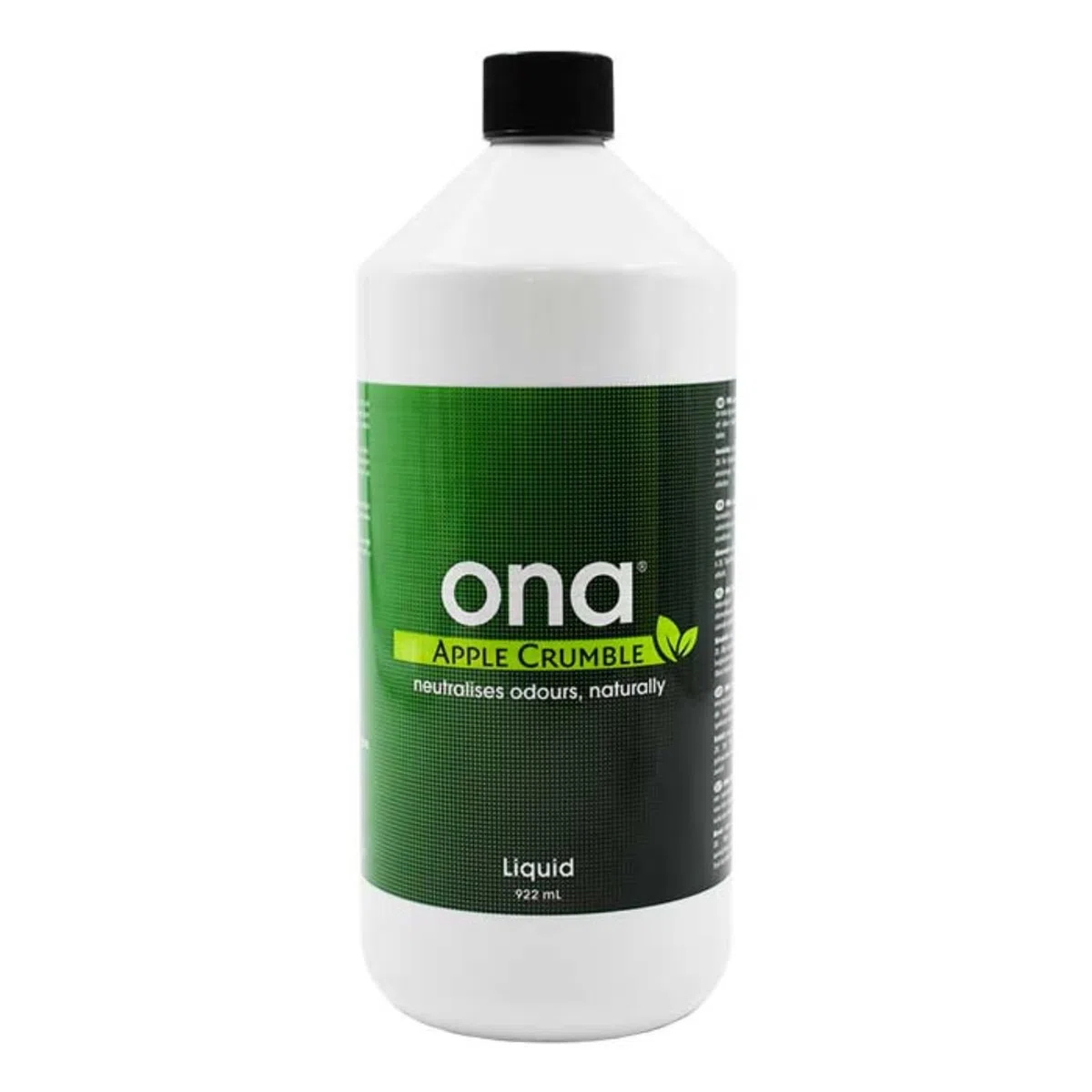 GROWMANIA Neutralizador de Olores ONA Liquid 922 ml Apple Crumble - Eliminador de Olores - Purificador Mal Olor en Formato Líquido