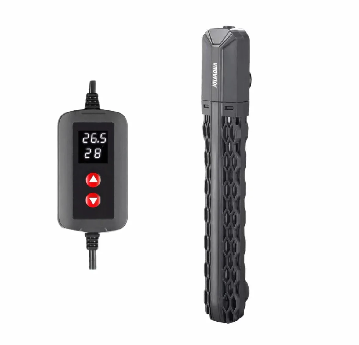 Calentador de Acuario con Pantalla de Temperatura Eco Calentador Ajustable 25W/50W/100W/200W/300W/500W (E-50W)