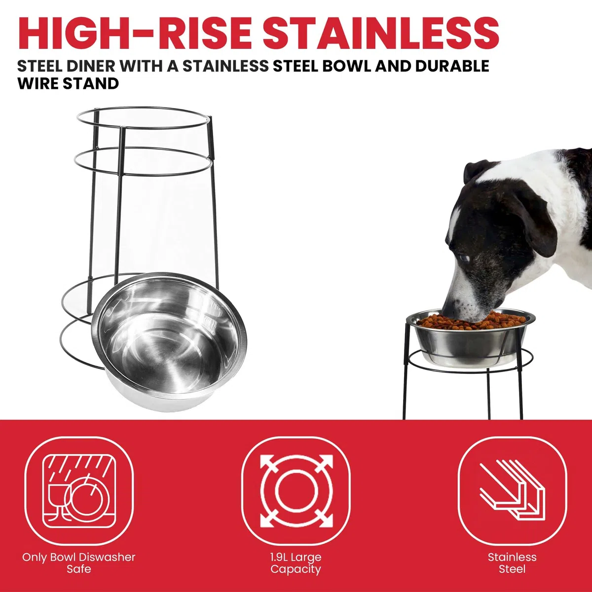 Hi-Rise Single Diner 2 QT thical Pet 5857E
