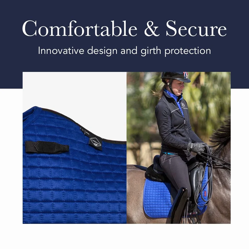 LeMieux Prosport Suede Dressage Square Almohadilla para sillín, Unisex