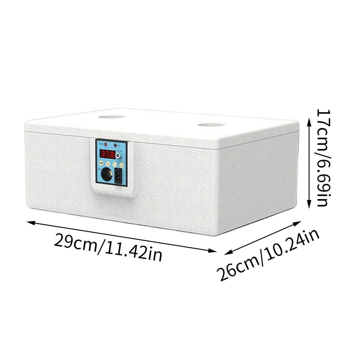 incubadora Huevos gallina, 29x26x17cm incubadora de Huevos para 10-25 Huevos, Carga USB Semi incubadora a, pequeña criadora avícola Inteligente con volteo automático para cría y eclosión