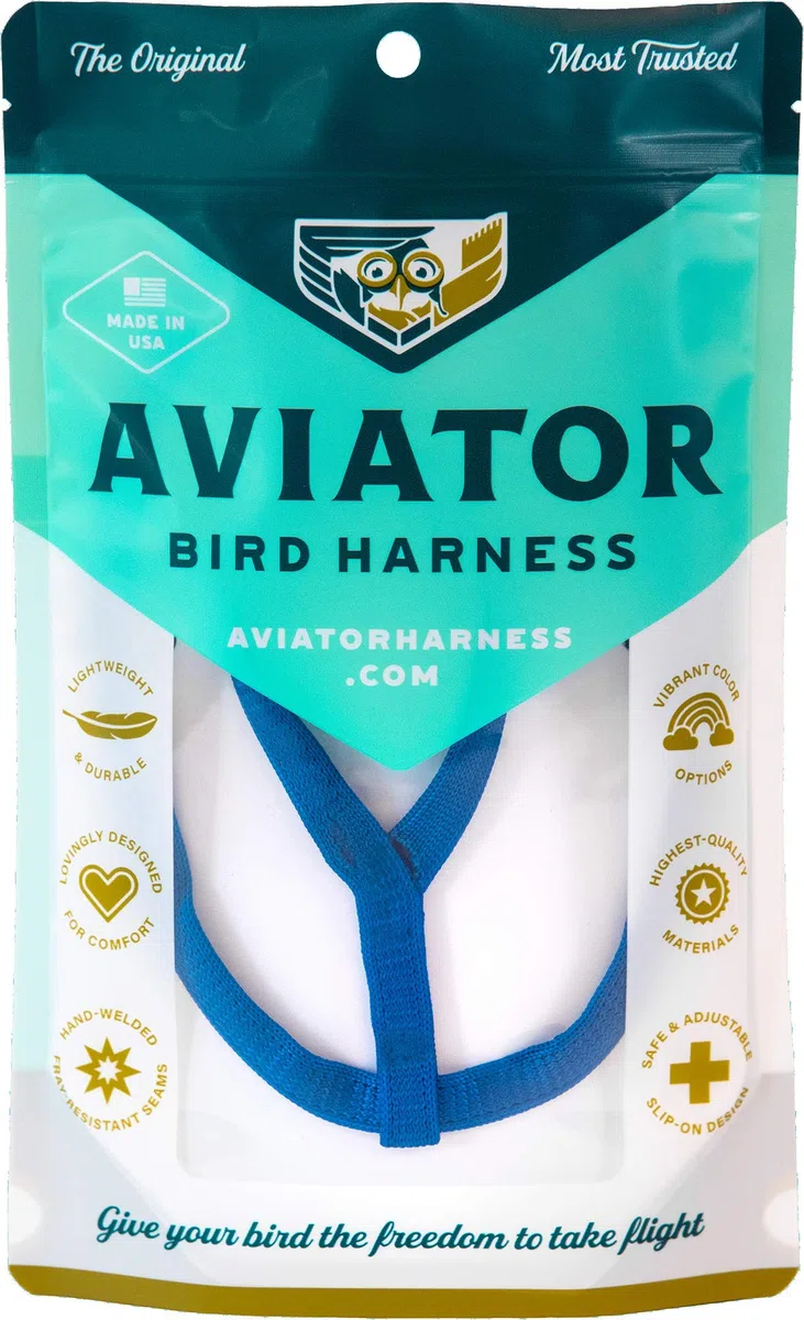 The AVIATOR El Arnés de Aves: Medio Azul