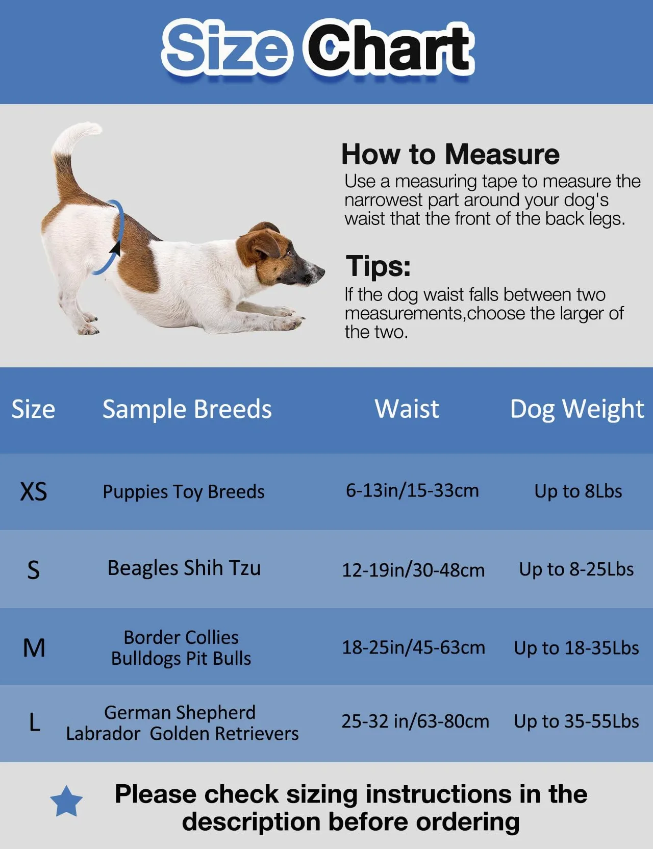 Dono pañales Perros Macho Desechables, 48 Unidades, Pañales para Perros, Super Absorbente a Prueba de Fugas, Vientre envolturas, Incontinencia, S (30-48 cm)