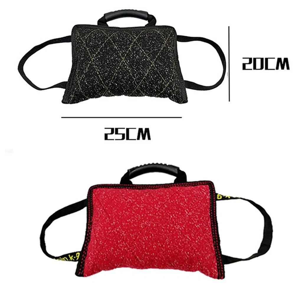 Dog Training Bite Tugs Pet Bite Pillow with 3 Handle Dog Bite Sleeve Dog Training Supplies
