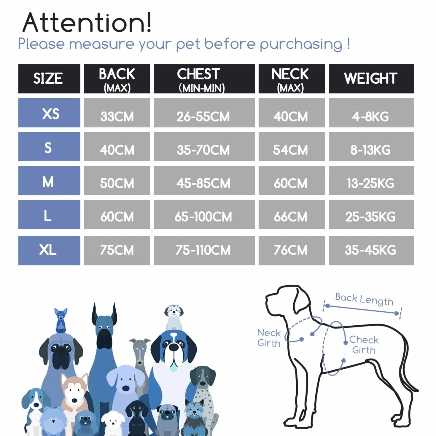 Nobleza Albornoz para Perros y Gatos, Superabsorbente y de Secado rápido, Albornoz de Microfibra, Toalla Suave (XL Azul)