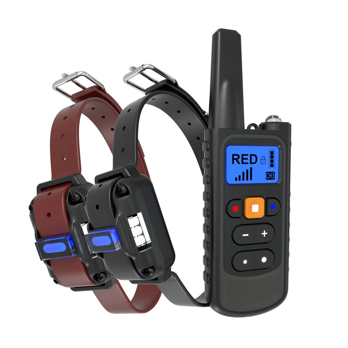 Meloive Collar Luminoso y Recargable para Perros y Gatos Pequeños, Medianos y Grandes - Collar con Luz LED Impermeable y con 2 Modos de Luz