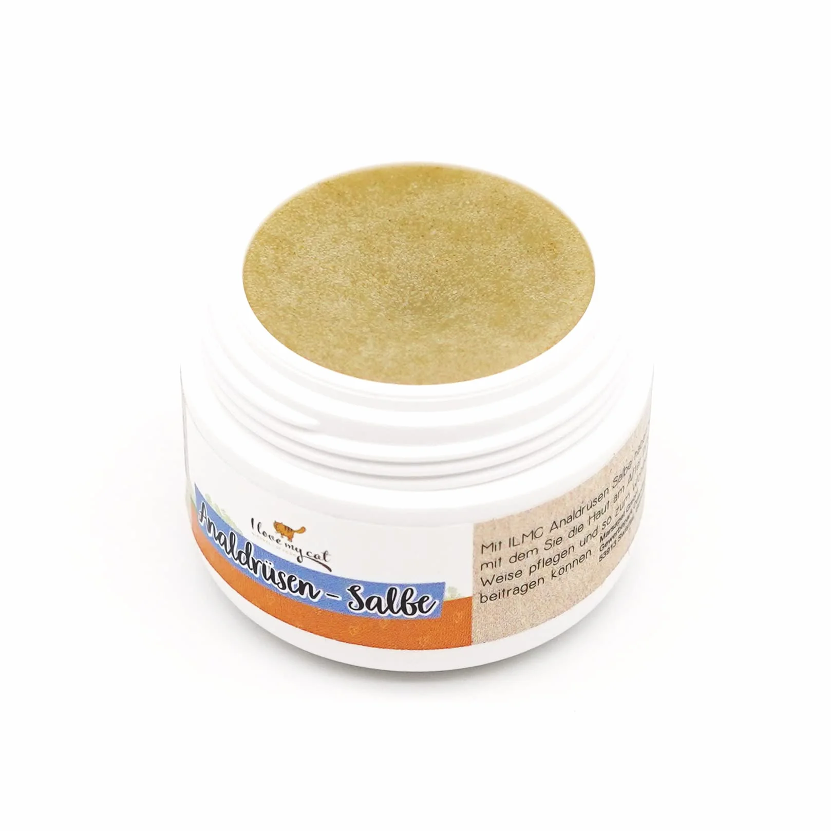 I Love My Cat - Pomada para glándulas anales para Gatos - 30 ml. Crema Natural para el Cuidado de la Piel de los Gatos, calmante e hidratante, elaborada con Ingredientes seleccionados.