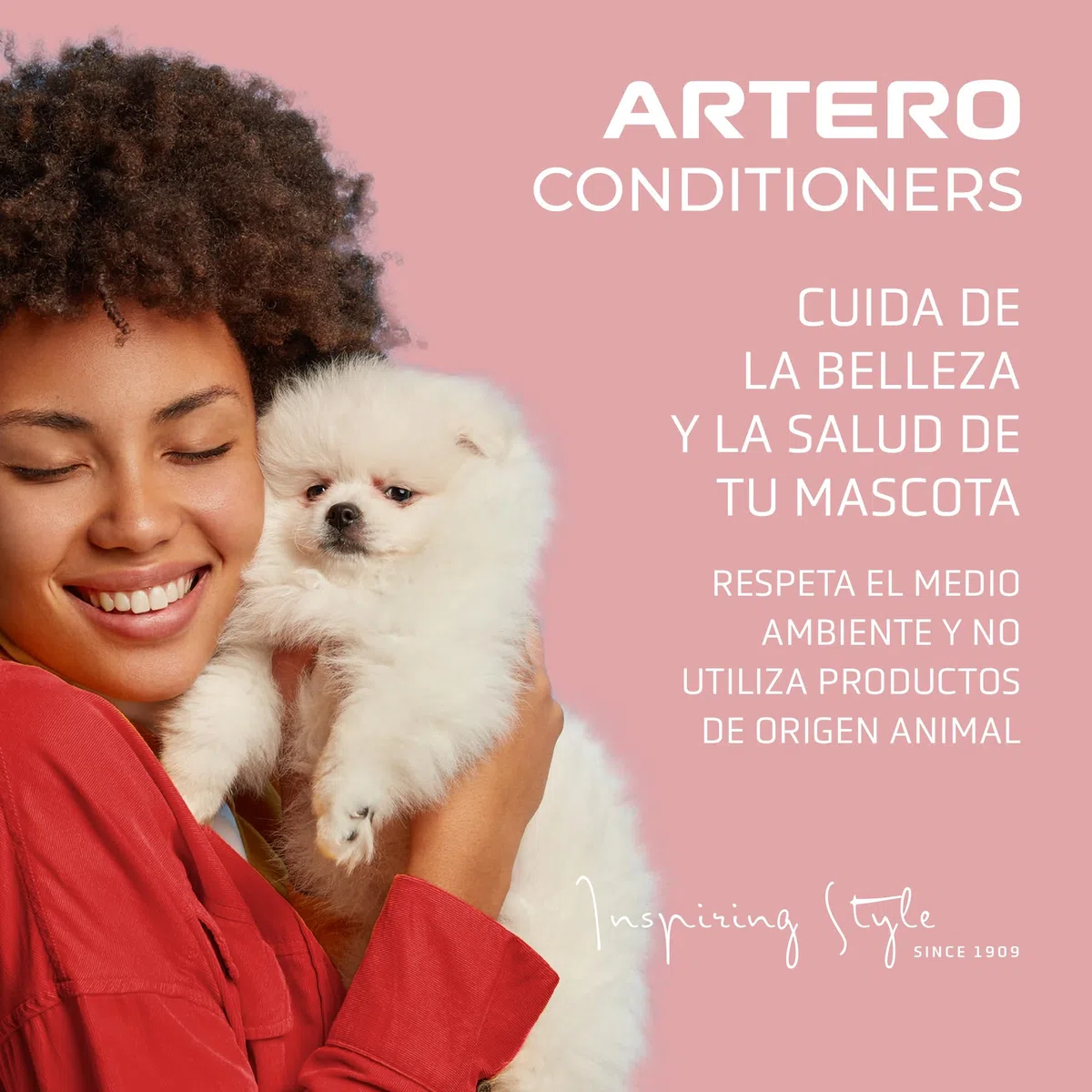 Artero Scarlet Vital Mascarilla Intensificadora de Color para Perros de Tonos Rojos, Marrones, Chocolates y Apricot. 100 ml