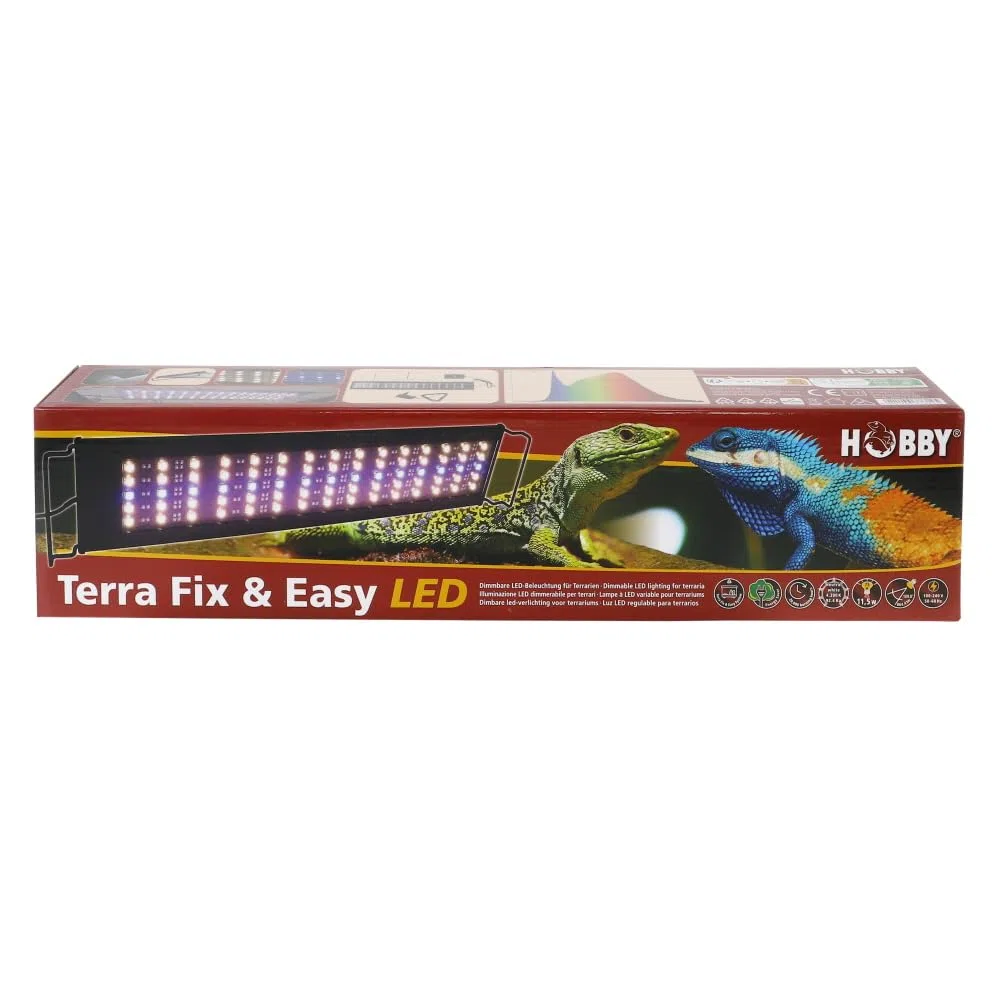 Terra Fix & Easy LED Iluminación LED regulable para terrario