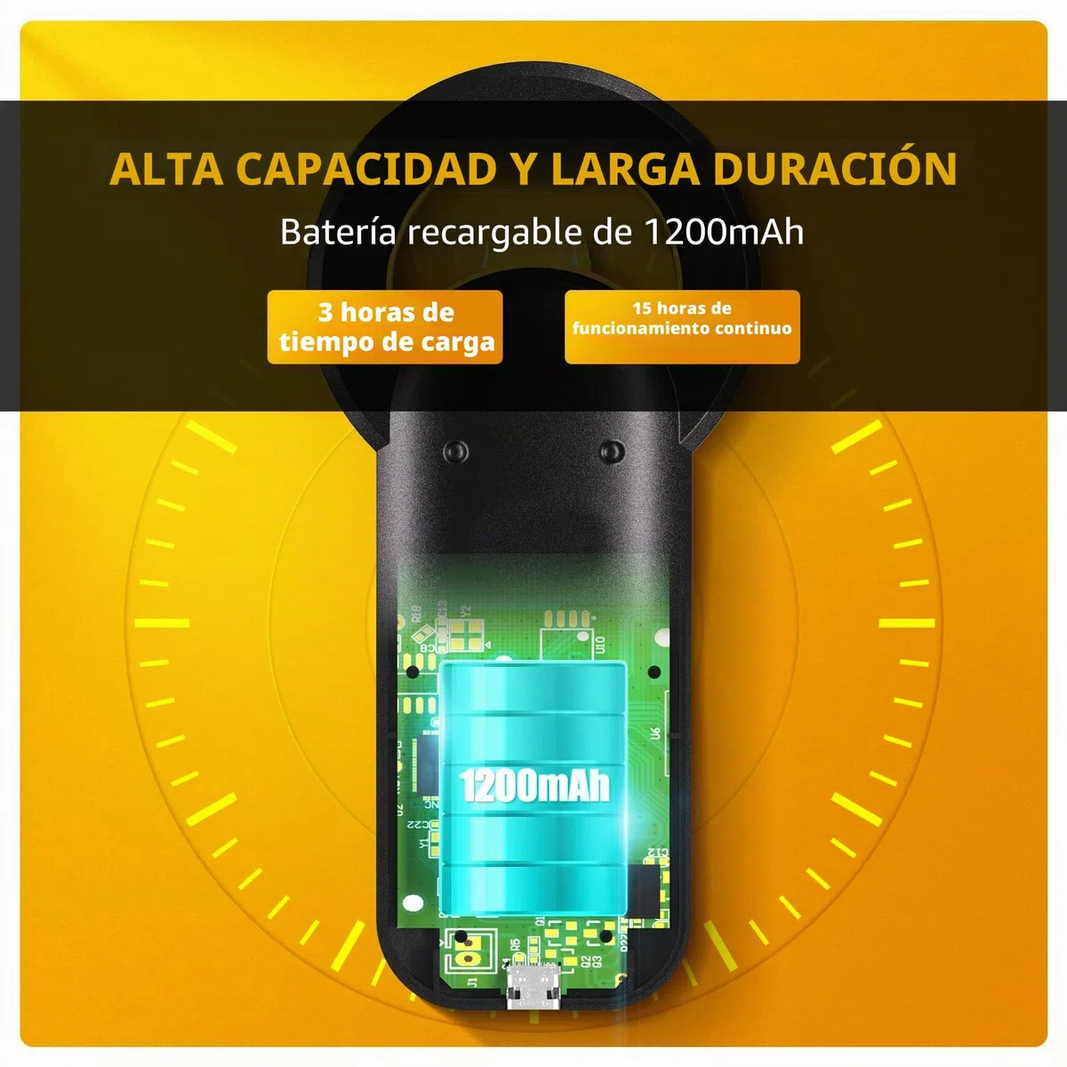 NETUM Lector de Microchip Bluetooth para Mascotas, Escáner Universal Inalámbrico 3 en 1 con Pantalla TFT de 1.45 Pulgadas, Batería Recargable de 1200 mAh, Almacena hasta 20000 Registros (DJ-130)