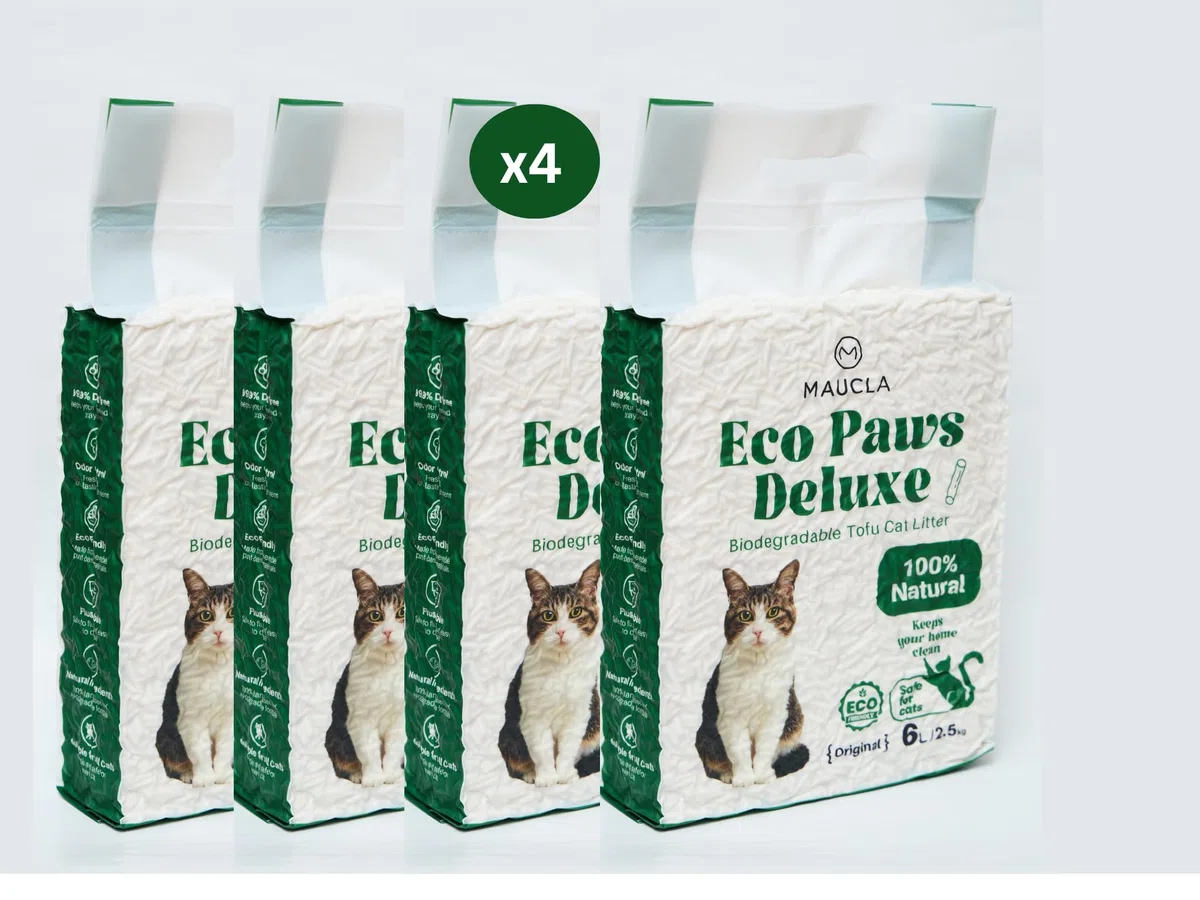 Arena de Tofu para Gatos SIN Olor | Pack 3 x 7.5 kg | Sin Polvo | Aglomerante | Ecológica y Desechable en Inodoro | Absorción Rápida
