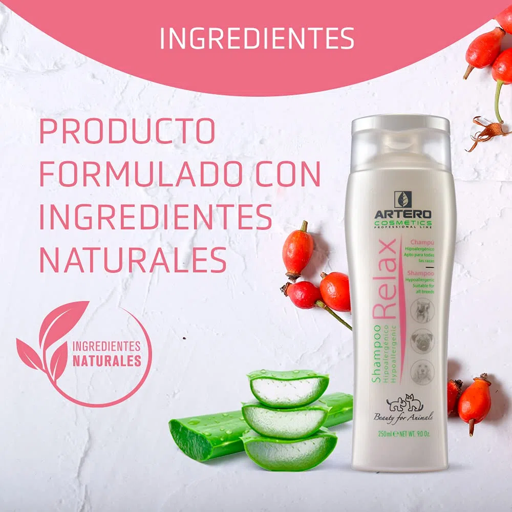 Artero Champú Relax 250ml - Hipoalergénico.
