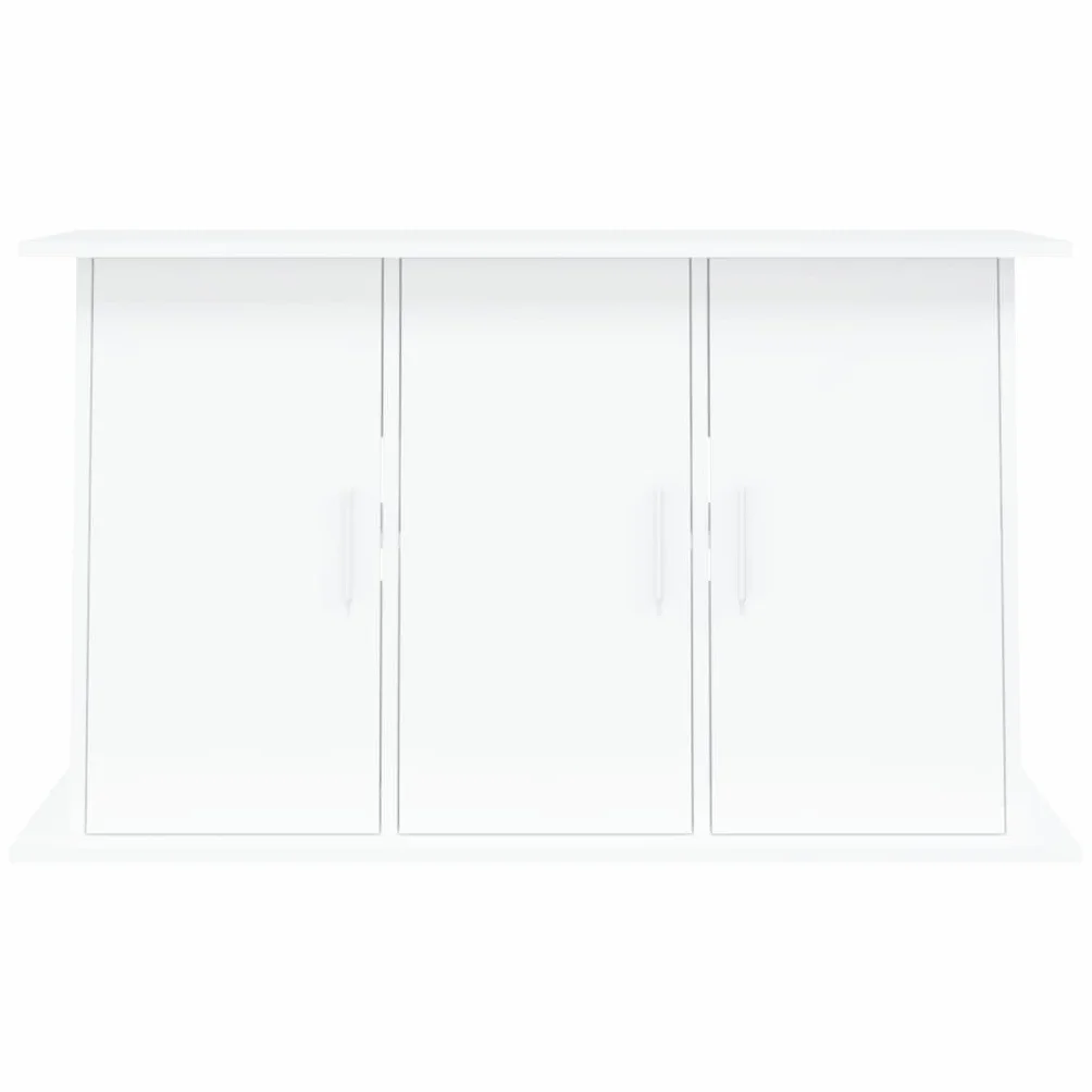 Homgoday Soporte para Acuario, Armario Inferior con 6 Compartimentos, Mesa de Acuario para Soporte Seguro, Color Blanco, 101 x 41 x 58 cm