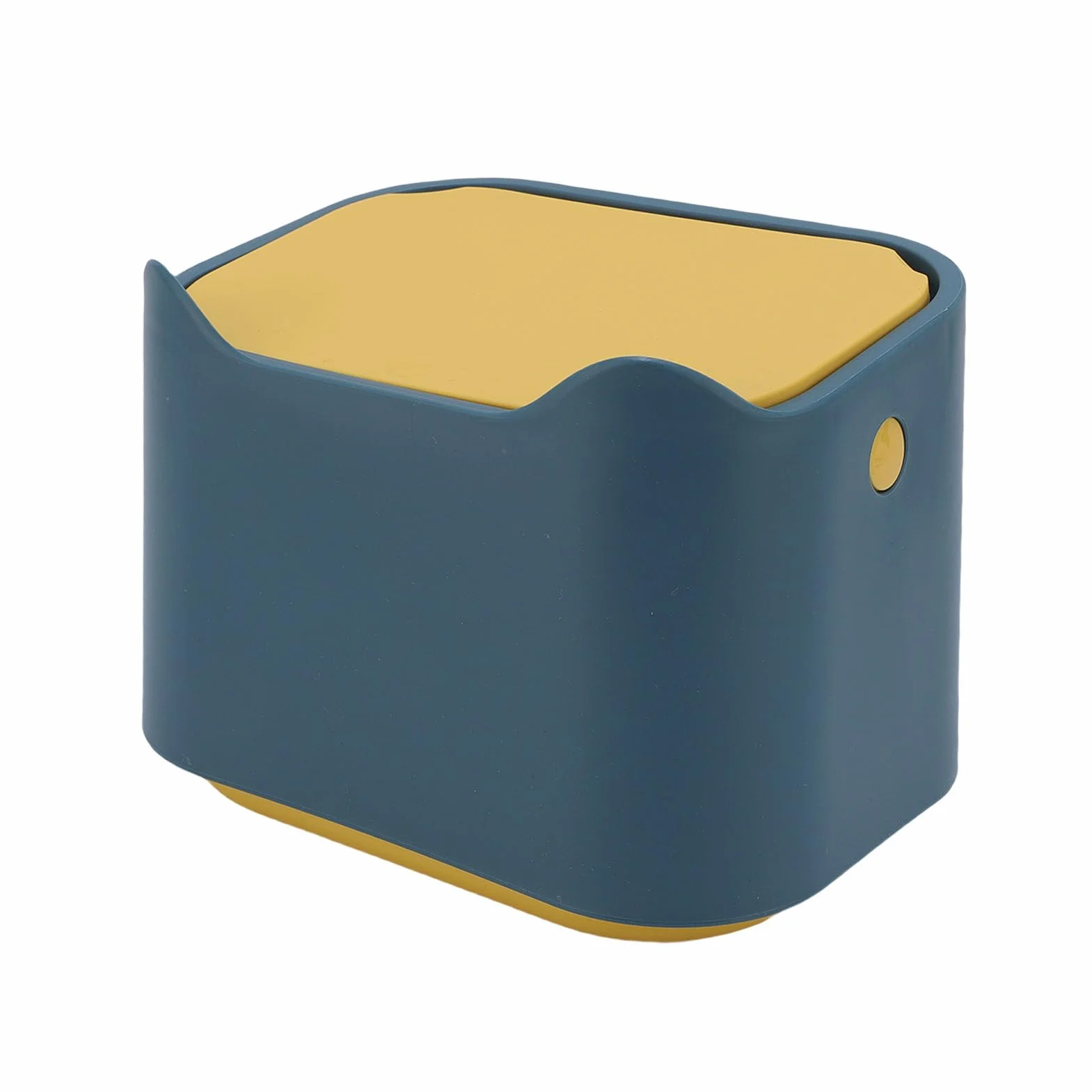 Arenero Gato con Tapa sellada, Recipiente de Polipropileno de 18x13x13 cm, neutraliza olores y Contiene residuos, Accesorio práctico para el Cuidado de Mascotas en hogares