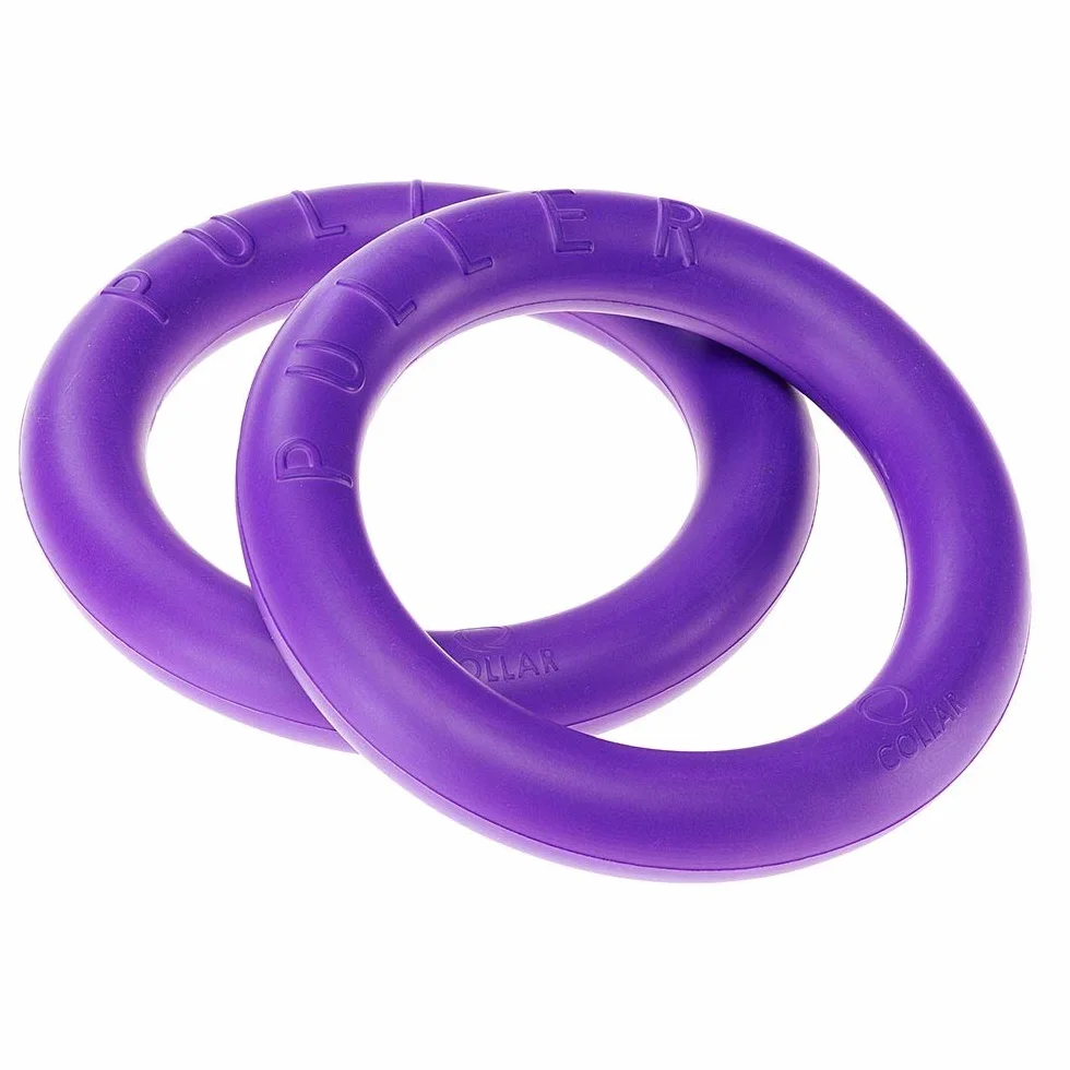 Ferplast Juguete Perro, Anillo de Entrenamiento Perros para Masticar, Correr, Saltar, Disparar, Robusto, No Tóxico, Puller Midi, Juegos para Perros Pequeños y Medianos, Juego 2 Anillos de Fitness