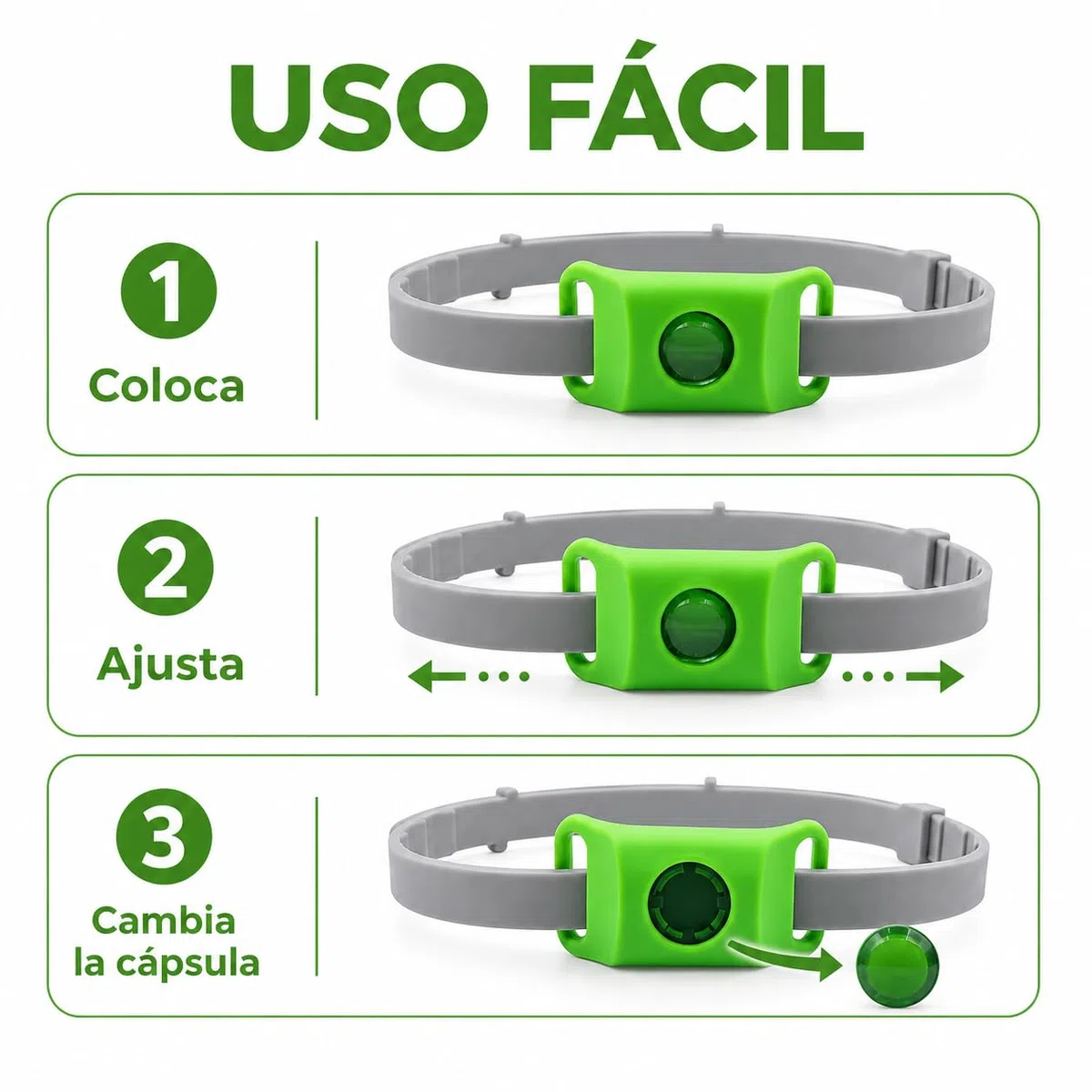 Aquality Collar Antiparasitario Gatos Perros con Cápsulas Reemplazables Difusor Natural Ajustable Resistente Al Agua para Paseos Exterior (Rojo)