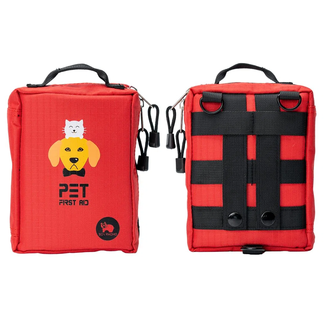Juego de primeros auxilios para perros, gatos, conejos, mascotas, impermeable, incluye 160 unidades de equipos de primeros auxilios, cuidado del hogar y emergencias, rescate de emergencia al