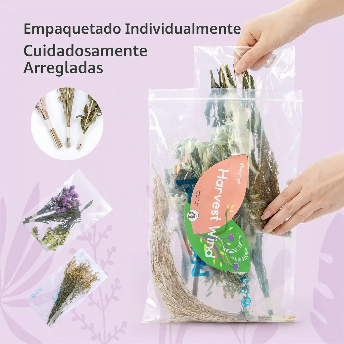 Niteangel Lecho Natural y Suave para Hámster: Decoración del Hábitat para Pequeños Animales como Hámsters Enanos Sirios, Gerbos, Ratones, Degús, Conejos u Otros Animales (Versión de Flores)