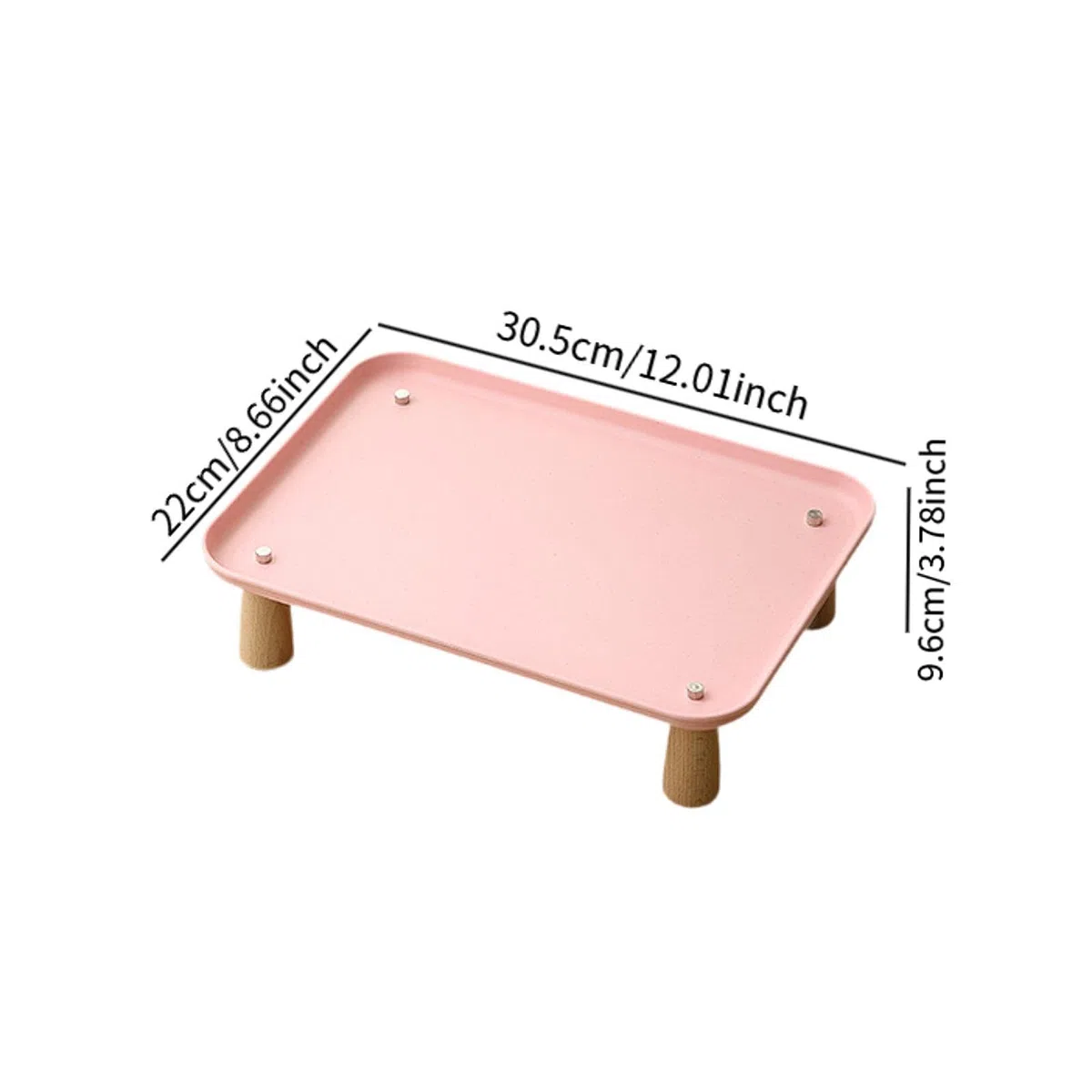 Soporte Elevado para comedero de Gatos, Mesa para Comida de Mascotas, Soporte Elevado cómodo, Bandeja para comedero de Mascotas, para Perros y Gatos, Rosa