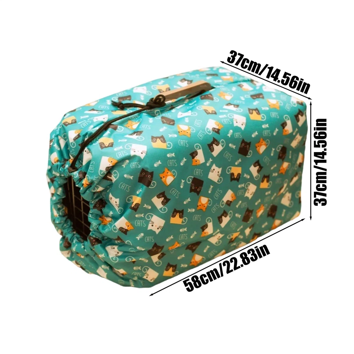 para Jaula de Perro - Protector Aislado de Tela Oxford,Cubierta Opaca Resistente para Jaula de Mascotas | para Cachorros y de Todas Las Razas, para Viajes, Camping, Exterior y Autocaravana