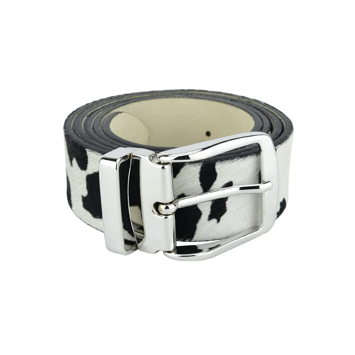 UPGRADE 3STYLE Cinturón de piel auténtica de caballo acortable sin tornillos. Paquete de cartón ecológico y bolsa de algodón. Fabricado en Italia., Cow Negro 4x130, 120