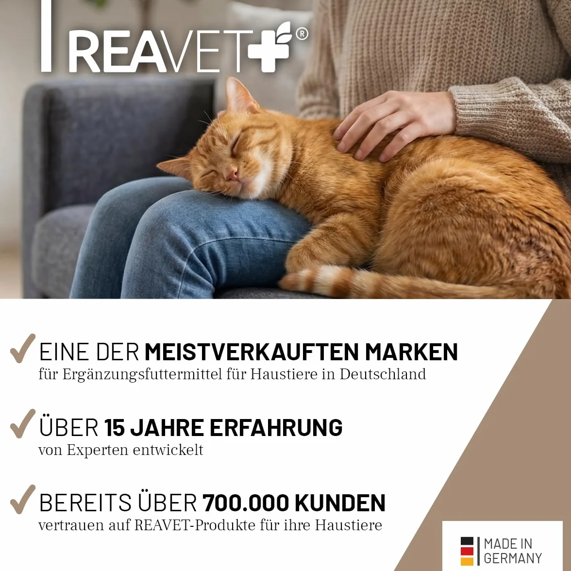 ReaVET BallastoVET para gatos 50 g – Soporte rápido para estreñimientos, para estreñimientos agudos y crónicos y heces sólidas, ayuda digestiva, ayuda rápida en caso de inercia intestinal