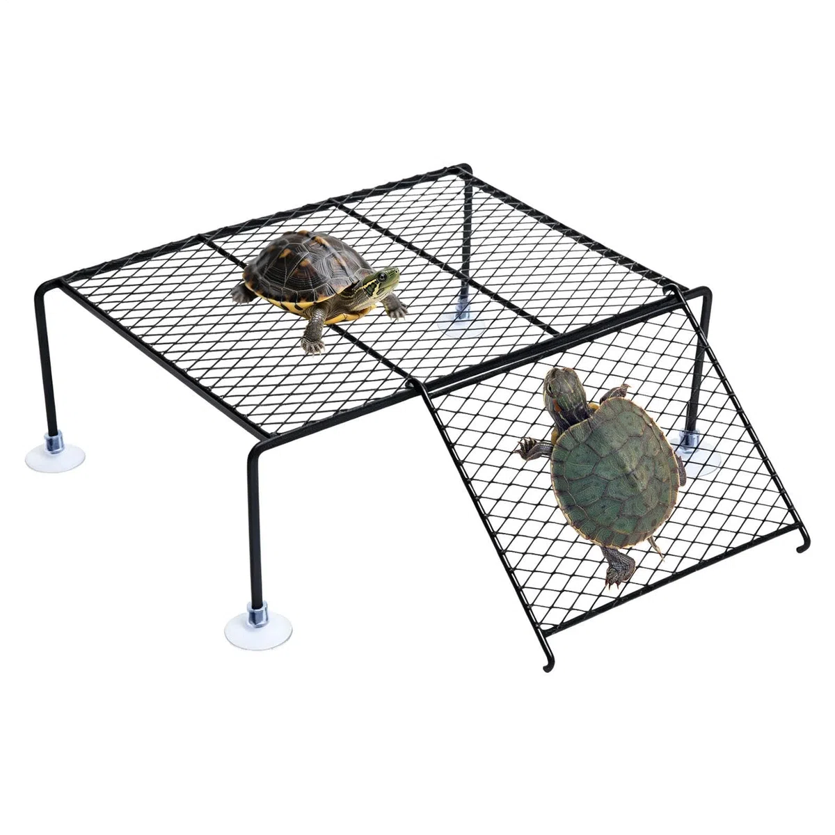 Plataforma para Tomar El Sol para Tortugas Acuáticas: Rampa De Escalada, De Descanso, Muelle Flotante con Soporte De, Muelle De Hábitat para Múltiples Mascotas para Tortugas Acuáticas, Sa
